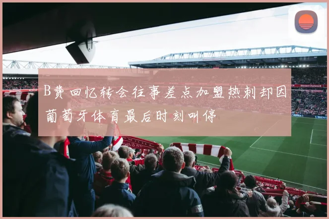 B费回忆转会往事差点加盟热刺却因葡萄牙体育最后时刻叫停